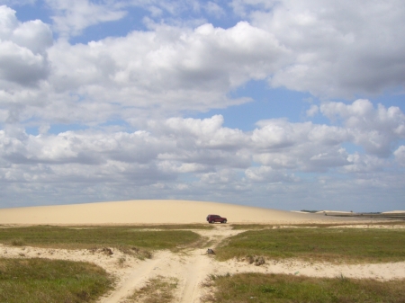 un désert de dunes